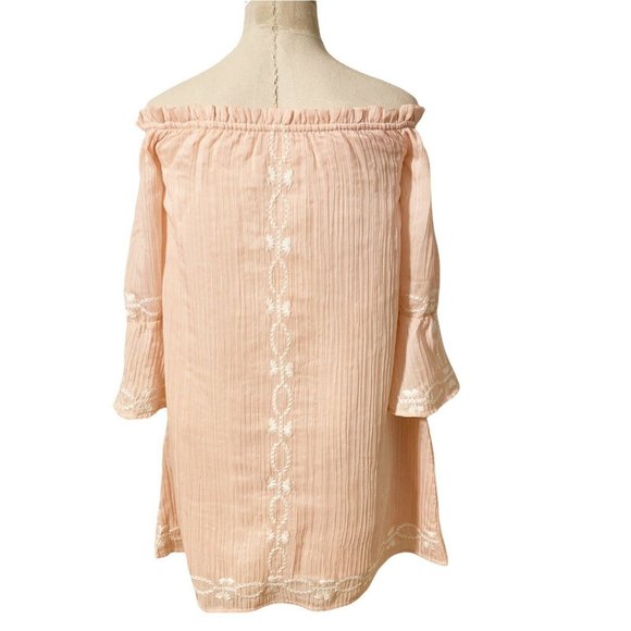 Antrhropologie Foxiedox Soft Pink Off Shoulder XS - Picture 7 of 9